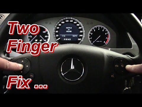 Mercedes GLK Service Reminder Reset