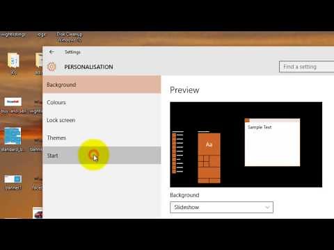 Add a pictures, documents link on the start menu in Windows 10