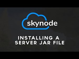 How To Install A Minecraft Server Jar File | Skynode Tutorial Series