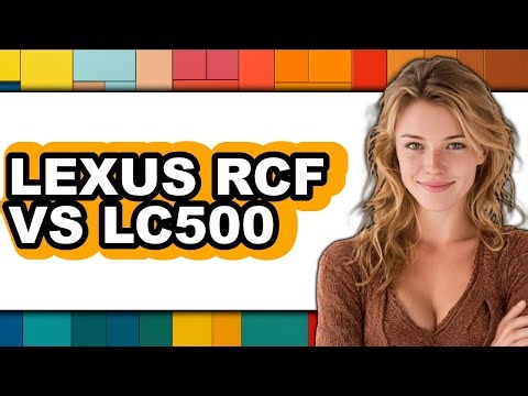 Lexus RCF vs LC500 - Full Comparison