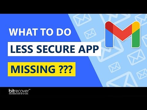 Google Allow Less Secure Apps Missing - What To Do ?