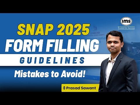 SNAP 2025 Form Filling Process | How to fill SNAP 2025 Form | SNAP 2025 Registration | Prasad Sawant