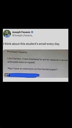 hamlet hesitation student email extension | Subscribe for more #motivation 😊👍