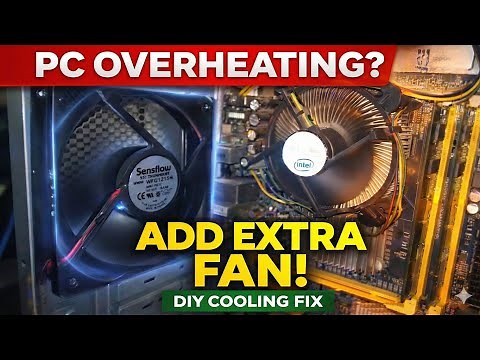 PC Overheating? 🔥 Add Extra CPU / Cabinet Fan | Easy DIY Cooling Guide (Step-by-Step)