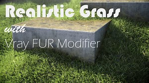 How to Create Grass using Vray Fur Modifier - Arch Viz Champ