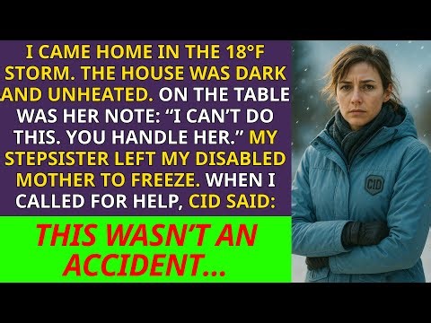 My Stepsister Abandoned My Disabled Mother in 18°F Cold—And That’s When the CID Investigation Began”