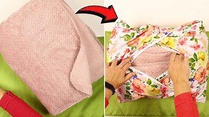 How To Sew DIY Quillow (Blanket In A Pillow)