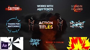 Download Action Titles Pack | After Effects - FREE Videohive - aedownload.com
