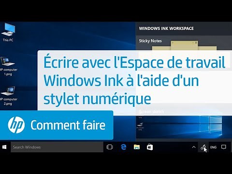 Écrire avec l'Espace de travail Windows Ink à l'aide d'un stylet numérique | HP Support