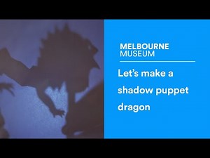 Let's make a shadow puppet dragon for Lunar New Year