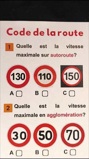 Code de la route : Testez vos connaissances !