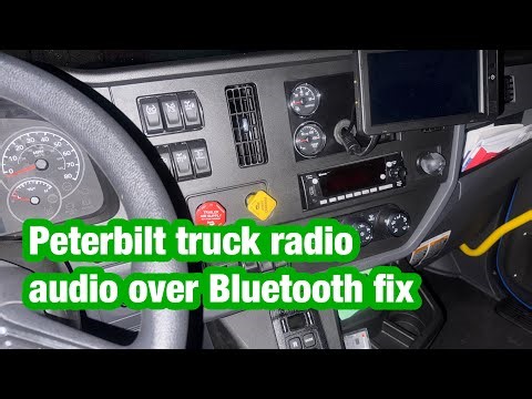 Peterbilt Radio Bluetooth Fix no Sound During Phone Calls Easy Solution