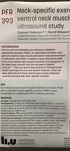 21 reactions · 3 comments | Deep neck muscles can become elongated in whiplash. Specific time exercises may restore function. | Fibromyalgia Association | Facebook