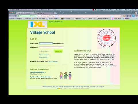 How to login to IXL Math