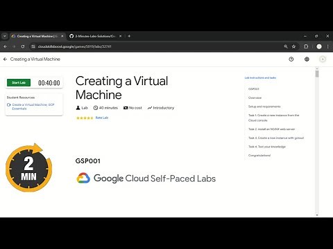 Create a Virtual Machine | #qwiklabs | #GSP001