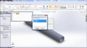 Linking Data from Microsoft Excel to a SolidWorks Model