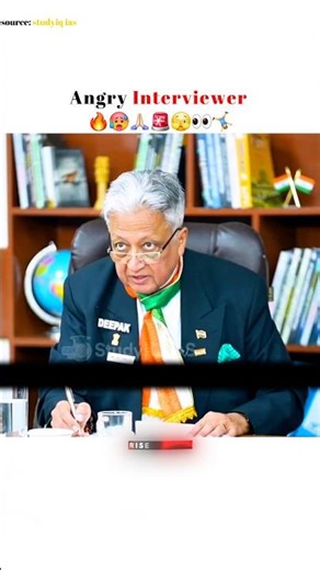 Angry Interviewer 🥵🤡🔥 || UPSC Mock Interview