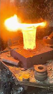 Inside the forging factory Hot Steel Punching: Team Coordination at Max Level #forging #machine