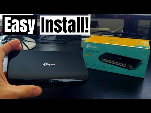 TP-LINK 8 PORT GIGABIT SWITCH TL-SG1008D INSTALLATION & EASY SETUP!