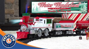 Lionel Winter Wonderland Battery Operated Train Set with Remote for Ages 4 and Up
