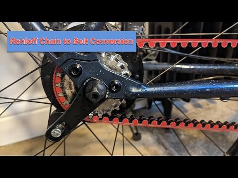 Rohloff Speedhub Chain To Belt Conversion. Gates Carbon Drive. Easy Bike Maintenance.