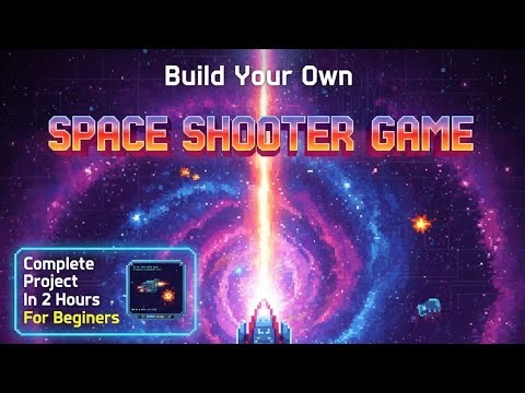 How To Create Space Shooting Game Using Python Pygame | Too Coder