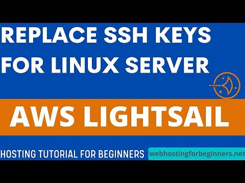 How To Replace SSH Keys for Amazon Lightsail Server Instance