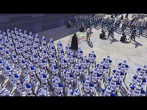 The Deadliest Clone Army ORDER 66 Invasion EVER! - Men of War: Star Wars Mod