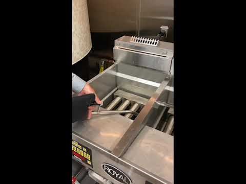 How to filter a Royal fryer with Ultra Plus filtration