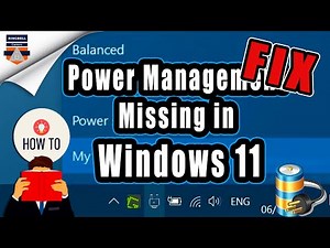 FIX: Power settings are missing in Windows 11