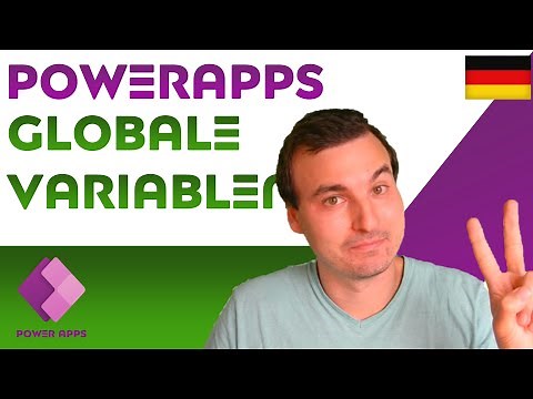 [Lern PowerApps] EP7: Definiere GLOBALE VARIABLEN mit SET (inkl. varRecord Beispiel)