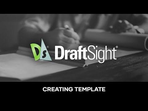 DraftSight 2020 Tutorial - Creating Template - 04