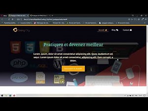 22 Créer Un Site Web En HTML 5 & CSS 3 - Comment Faire Un Menu Responsive - [Coding City]
