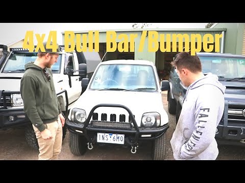 COMPLETE --- DIY 4X4 OFFROAD BULL BAR BUMPER --- DAY 5