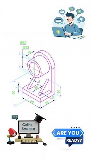 "Isometric Drawing for Beginners – Step-by-Step Tutorial" || Drawing - 5 | 3D CAD TAMIL | #isometric