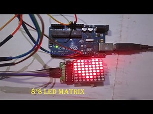 8*8 led matrix with arduino projects