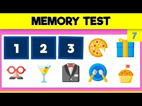 VISUAL MEMORY TEST | Train your visual memory - Video 7