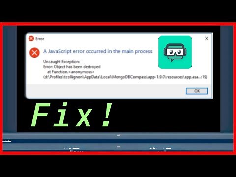 Streamlabs OBS Fix Javascript Error!