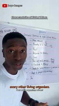“Characteristics of Living Things Explained | MR NIGER CAD