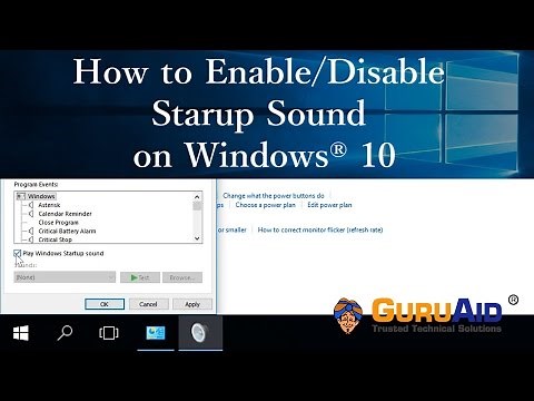 How to Enable & Disable Startup Sound on Windows® 10 - GuruAid