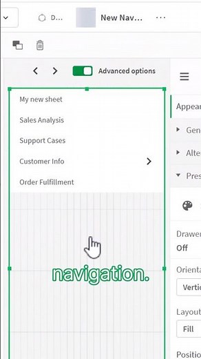 #shorts - Seamless Navigation with Qlik's New Navigation Menu Object