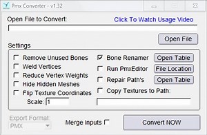 PMX Converter v1.32 file