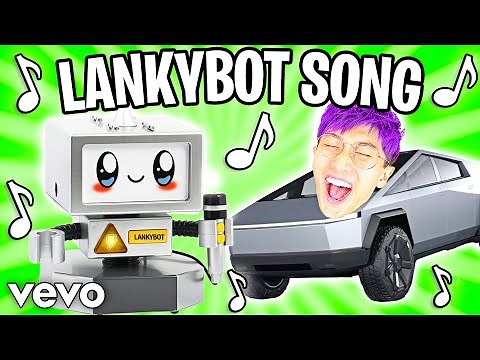 THE LANKYBOT SONG! 🎵 (NEW LankyBox 2024 Official Music Video!) *TESLA CYBERTRUCK VERSION*
