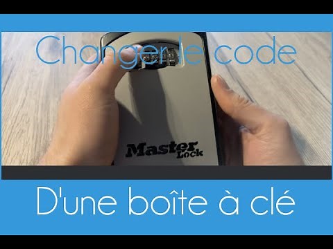 How do I change the 4-digit code on a key box? (Masterlock and others...)