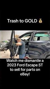 This Car Pays my RENT! Selling Car Parts on eBay! #ebay #reseller