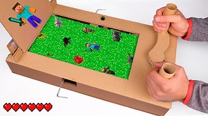 Crafting a Minecraft World with Cardboard DIY Hacks