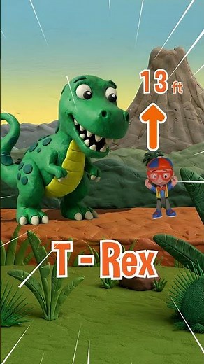 Can You Tell Blippi what the TALLEST Dino was? 🦕📏