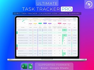 Task Tracker and Planner | to Do List Spreadsheet | Project Management (excel & Google Sheets) - Etsy
