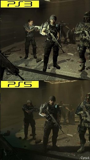 Call of Duty: Advanced Warfare PS3 vs PS5 (PS4 Backward Compatibility) Graphcis Comparison