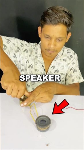 Ac current generate motor In speaker #experiment